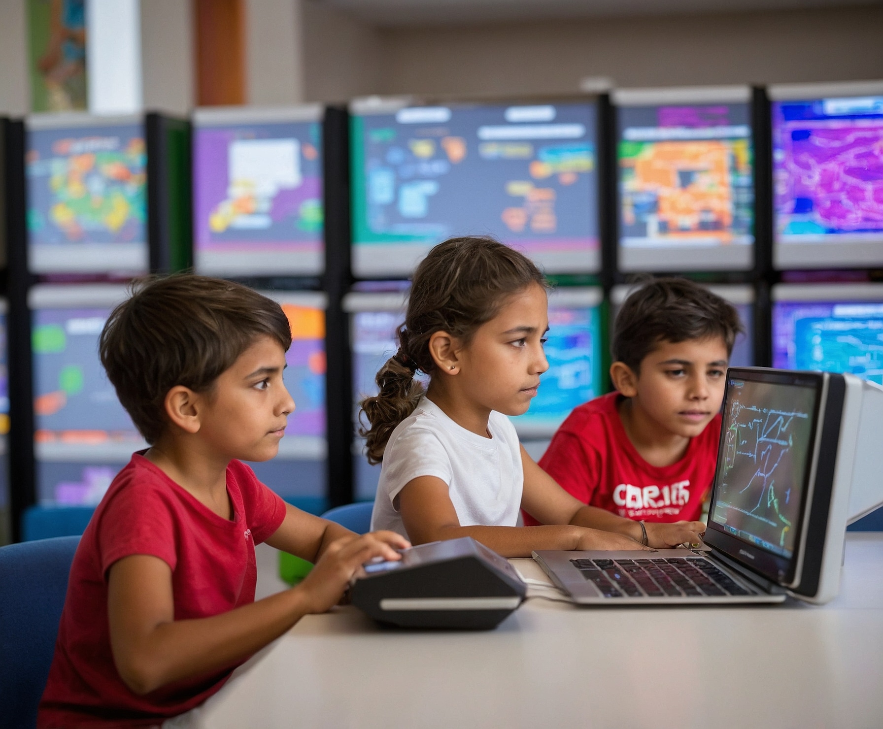 Competencia de programación para niños educativos